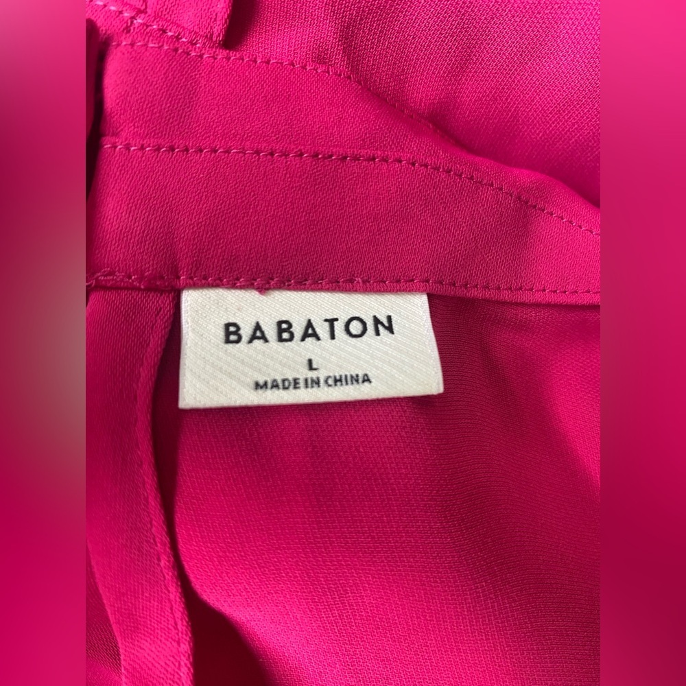 New Aritzia Babaton Satin cowl-neck Carter Longsleeve Blouse - Picture 8 of 12